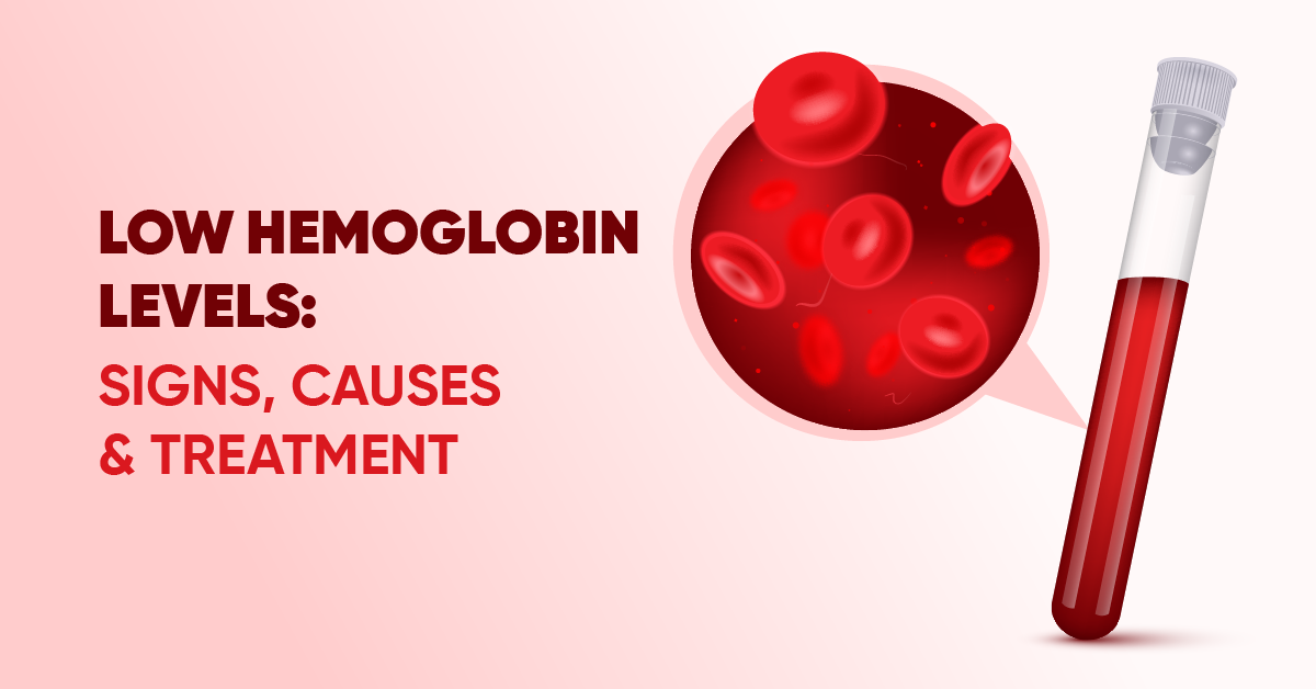 Low Hemoglobin Levels Signs Causes And Treatment