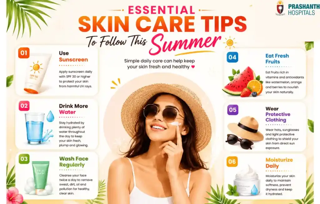 summer skin care tips​