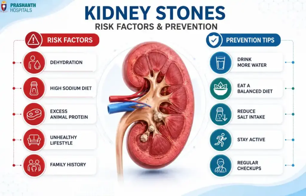 Risk factor and Prevention of Kidney Stones
