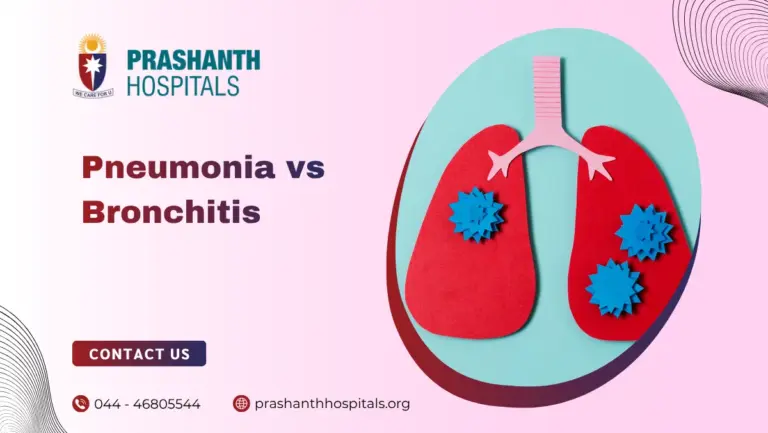 Pneumonia vs Bronchitis