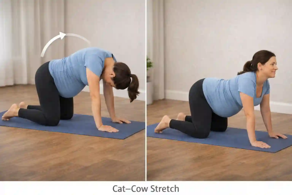 pregnancy exercises at home