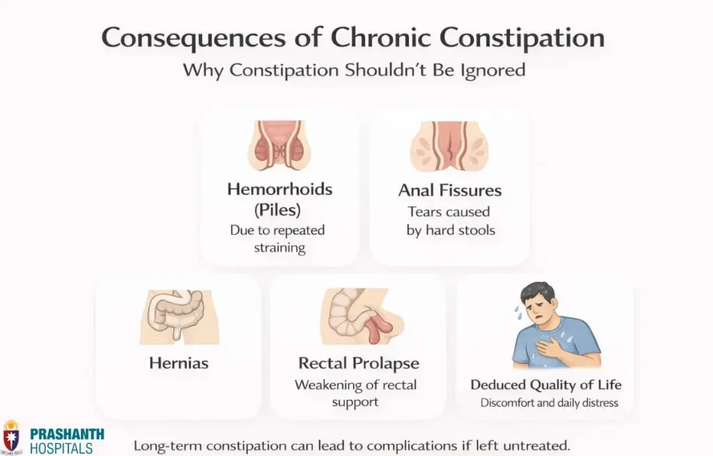main causes of constipation​ | Prashanth Hospitals