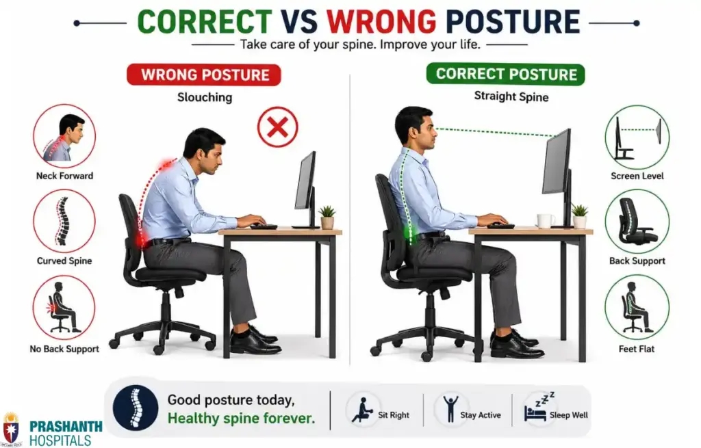 Spinal Health Care | Prashanth Hospitals