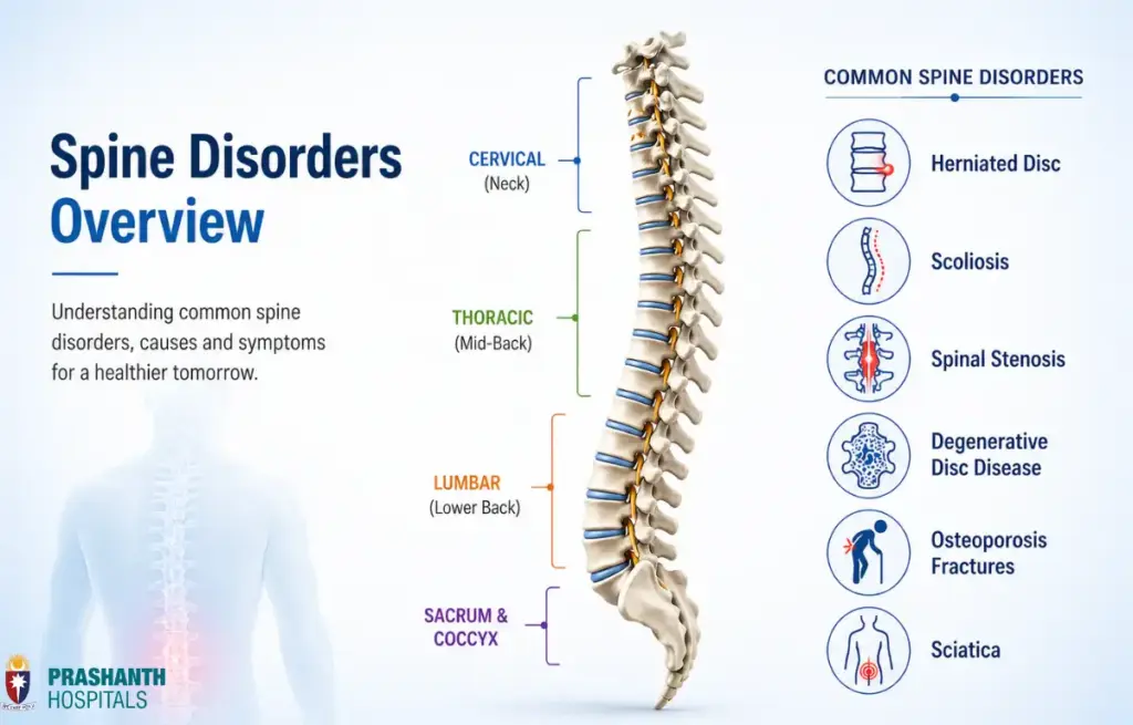 Spine Disorders List | Prashanth Hospitals