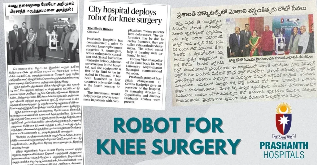 Robotic System for Knee Replacement Press Release