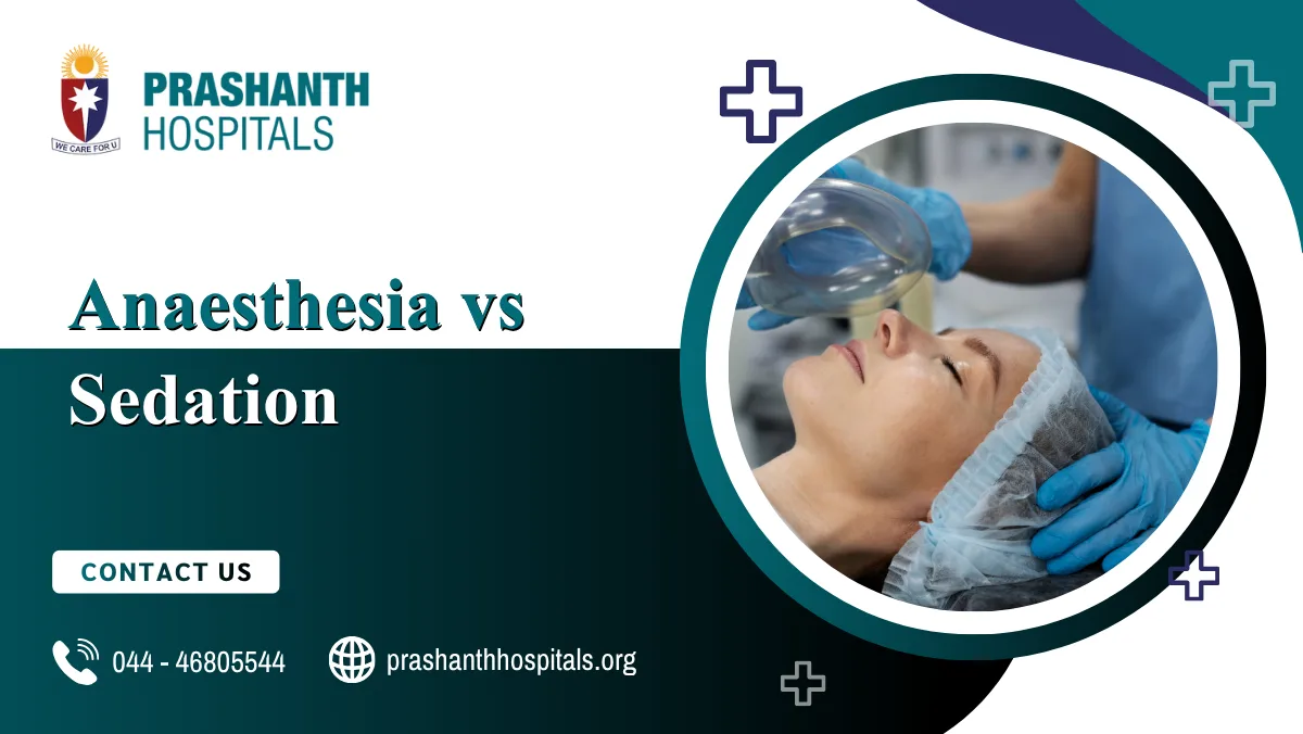 Anaesthesia vs Sedation