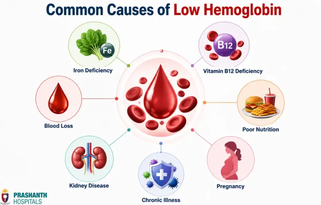 Low Hemoglobin Levels | Prashanth Hospitals