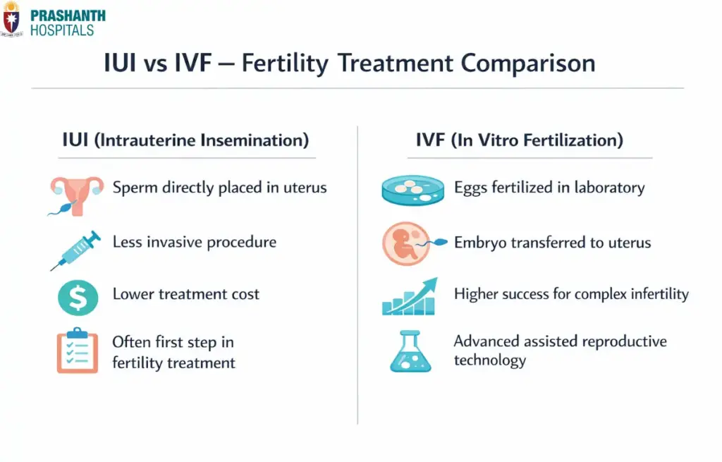 Types of Fertility Treatments | Prashanth Hospitals