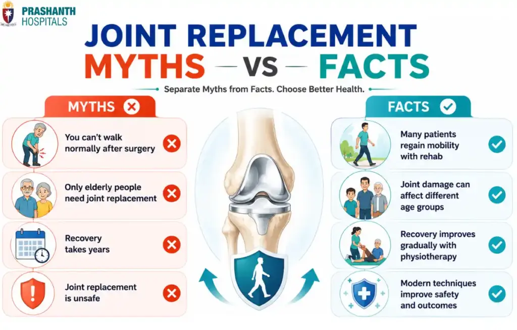 Benefits of Joint Replacement Surgery | Prashanth Hospitals