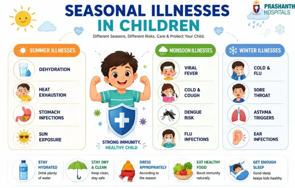 Common Childhood Illnesses | Prashanth Hospitals