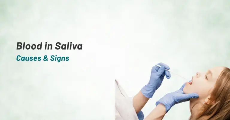 Blood in Saliva