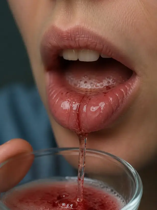 Blood in Saliva